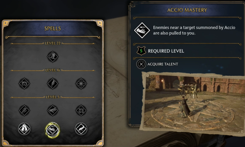 Hogwarts Legacy Accio Mastery