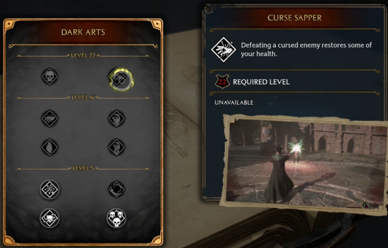 Hogwarts Legacy Curse Sapper
