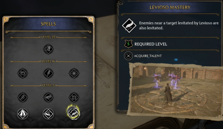 Hogwarts Legacy Levioso Mastery