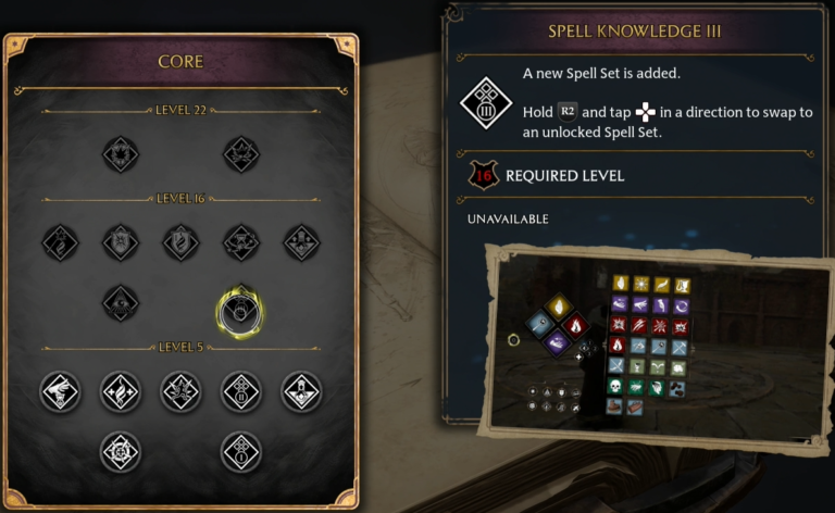 Hogwarts Legacy Spell Knowledge III