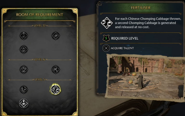Hogwarts Legacy Talent Fertiliser