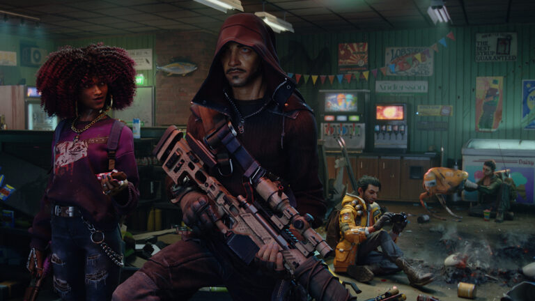 Redfall Launch Characters at shelter