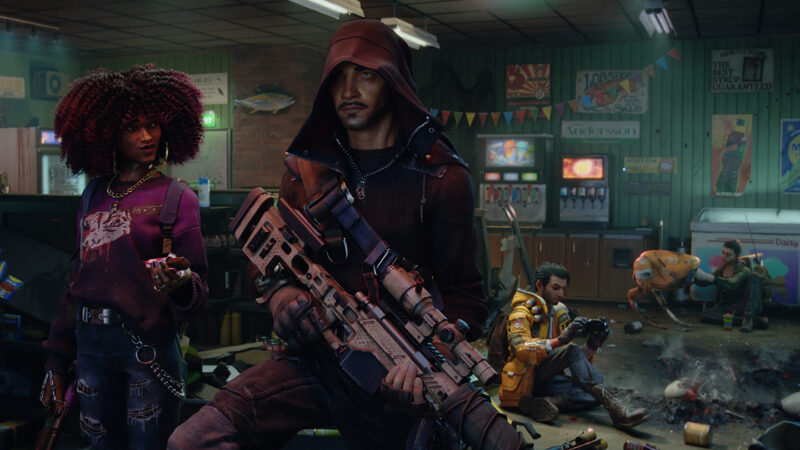 Redfall Launch Characters at shelter