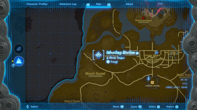 The Legend of Zelda Tears of the Kingdom - Ishodag Shrine Location