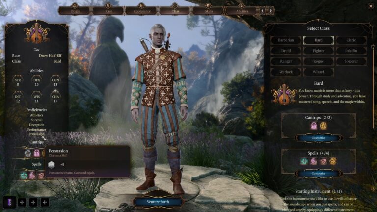 Baldur's Gate 3 Persuasion Skill