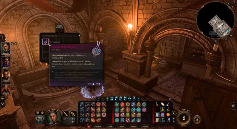 Baldur's Gate 3 Amulet of the Devout thumbnail