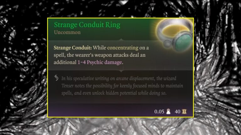 Strange Conduit Ring - BG3