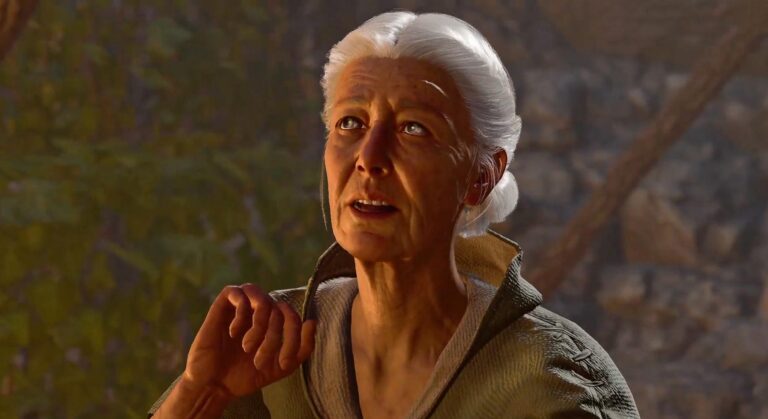 Baldur's Gate 3 Auntie Ethel in the Druid Grove Hollow