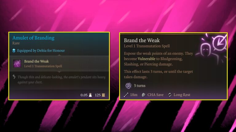 BG3 How to Get Amulet of Branding