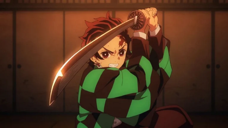 Tanjiro as seen in the anime series